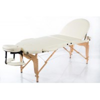 RESTPRO® Classic Oval 3 Cream sulankstomas masažo stalas..