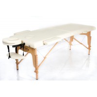 RESTPRO® Classic-2 Cream sulankstomas masažo stalas..