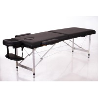 RESTPRO® ALU 2 (M) Black sulankstomas masažo stalas..