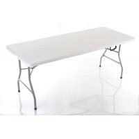 Sulankstomas nešiojamas lauko stalas 183x76cm..