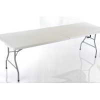 Sulankstomas nešiojamas lauko stalas 244x76cm..