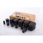 Karštų akmenų terapija – profesionalus rinkinys iš 60 akmenukų