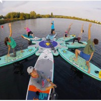 Platforma (prieplauka) x8 SUP irklentėms Aqua Marina YOGA DOCK 9.6..