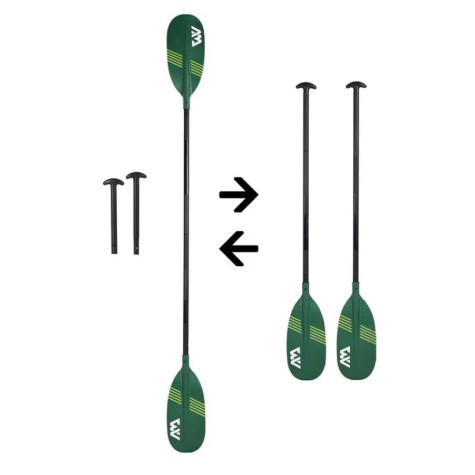 2 in 1 baidarės/kanojos irklas Aqua Marina RIPPLE (150–230 cm)