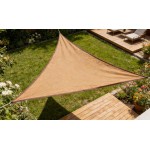 Stogelis nuo saulės 4.8x4.8x4.8 m trikampis, smėlio spalvos