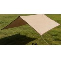 Stogelis nuo saulės 4x2 m stačiakampis, smėlio spalvos