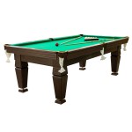Biliardo stalas Magnus 6-12 pėdų, žalias audinys, su komplektacija