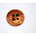 Dalintojo žetonas rudas 6mm storio