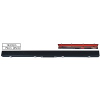 Lagaminėlis snukerio lazdai Standard, 3/4, 124cm..