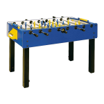 Futbolo stalas Garlando G-100 mėlynas, teleskopiniai strypai