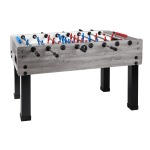 Futbolo stalas Garlando G-500, vientisi strypai, pilkas ąžuolas