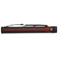 Dėklas biliardo lazdai Style SY-2, raudonas-juodas, 2B/2S, 85 cm