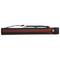 Dėklas biliardo lazdai Style SY-2, raudonas-juodas, 2B/2S, 85 cm