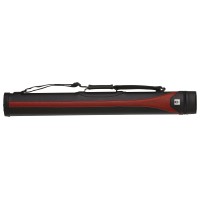 Dėklas biliardo lazdai Style SY-2, raudonas-juodas, 2B/2S, 85 cm..