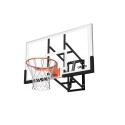 Krepšinio lenta Bilaro Montana Class X 136x80cm, 6mm grūdintas stiklas, su lanku ir tinkleliu