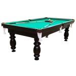 Pulo stalas Elegant 9 pėdų (285x160cm) žalias audinys, su komplektacija