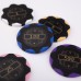 Pokerio rinkinys juodame aliuminio dėkle, 300 žetonų, 14g su vertėmis