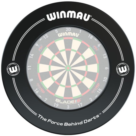 Smiginio sienos apsauga Winmau Black 