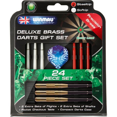 Smiginio dovanų rinkinys Winmau 24gr, metalinis antgalis