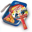 Stalo teniso rinkinys Atemi Strike, 2 raketės + 3*** kamuoliukai + dėklas