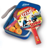 Stalo teniso rinkinys Atemi Strike, 2 raketės + 3*** kamuoliukai + dėkla..