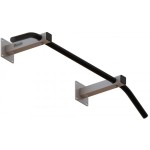 Prie sienos montuojamas skersinis “SLIM-1“, baltas-juodas, iki 150kg