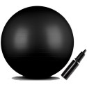 Gimnastikos kamuolys INDIGO Anti-burst 85cm juodas