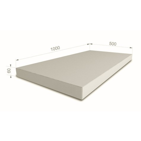 Gimnastikos čiužinys SANRO 100x50x6 cm pilkas