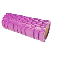 Masažinis jogos volas KP-233 PVC 14*33cm Violetinis..