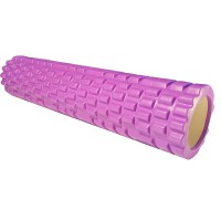 Masažinis jogos volas KP-260 14*60cm Violetinis..