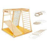 Daugiafunkcis medinis sporto kompleksas vaikams KIDWOOD SAILOR Sport SET, iki 90kg