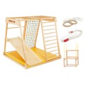 Daugiafunkcis medinis sporto kompleksas vaikams KIDWOOD SAILOR Junior SET, iki 90kg
