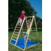 Daugiafunkcis sulankstomas medinis sporto kompleksas vaikams KIDWOOD ZEBRA Junior Set, iki 90kg