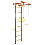 Sporto kompleksas (gimnastikos sienelė) JUNIOR ATLET LIGHT, raudona-geltona, 220x55cm