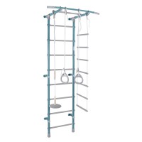 Sporto kompleksas (gimnastikos sienelė) PASTEL-1 turkio-pilka, 217x52,5c..