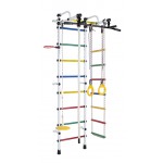 Sporto kompleksas (gimnastikos sienelė) RAINBOW PRO balta-vaivorykštė, 226x52,5cm