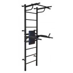 Sporto kompleksas (gimnastikos sienelė) START juodas, 224x58cm