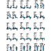 Sporto kompleksas-jėgos treniruoklis KRAFT SystemLight 3in1 FLEXTER juodas, 247x68,5cm