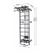 Sporto kompleksas-jėgos treniruoklis KRAFT SystemLight 3in1 FLEXTER juodas, 247x68,5cm