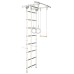 Sporto kompleksas (gimnastikos sienelė) JUNIOR ATLET LIGHT 2in1, balta-pilka, 220x140cm