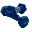 Viniliniai hanteliai KP-031 2x0.5kg