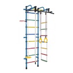 Sporto kompleksas (gimnastikos sienelė) RAINBOW PRO žydra-vaivorykštė, 226x52,5cm