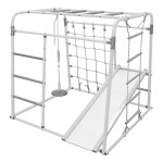 Pastatomas sporto kompleksas vaikams START BABY-1 balta-pilka, iki 80kg