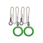 Gimnastikos žiedai, žali