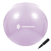 Gimnastikos kamuolys SPRINGOS 65cm Šviesiai violetinis..
