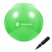 Gimnastikos kamuolys SPRINGOS 65cm Žalias..