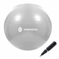 Gimnastikos kamuolys SPRINGOS 75cm Pilkas