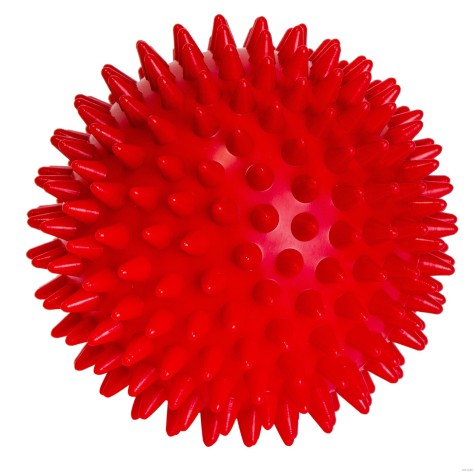 Masažinis kamuoliukas SPRINGOS 7 cm Raudonas