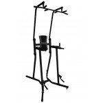 Pastatomos lygiagretės su skersiniu STATIKA Juodos, iki 100kg