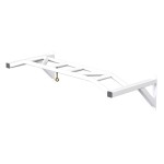 Prie sienos montuojamas skersinis su daugiakampiu paėmimu SR-5 iki 120kg baltas